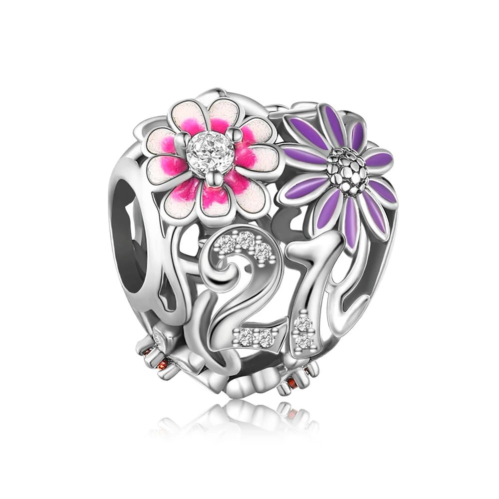 Pangama Jewelry 21st Birthday Bloom Charm