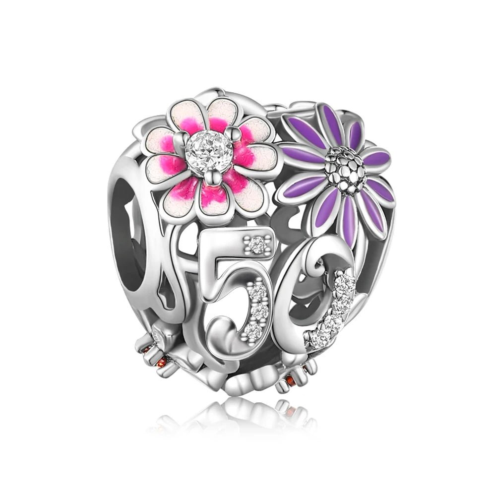 Pangama Jewelry 50th Birthday Bloom Charm