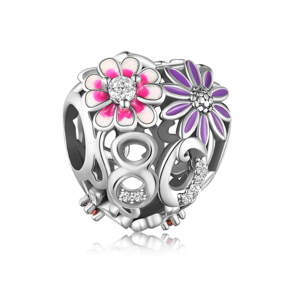 Pangama Jewelry 80th Birthday Bloom Charm