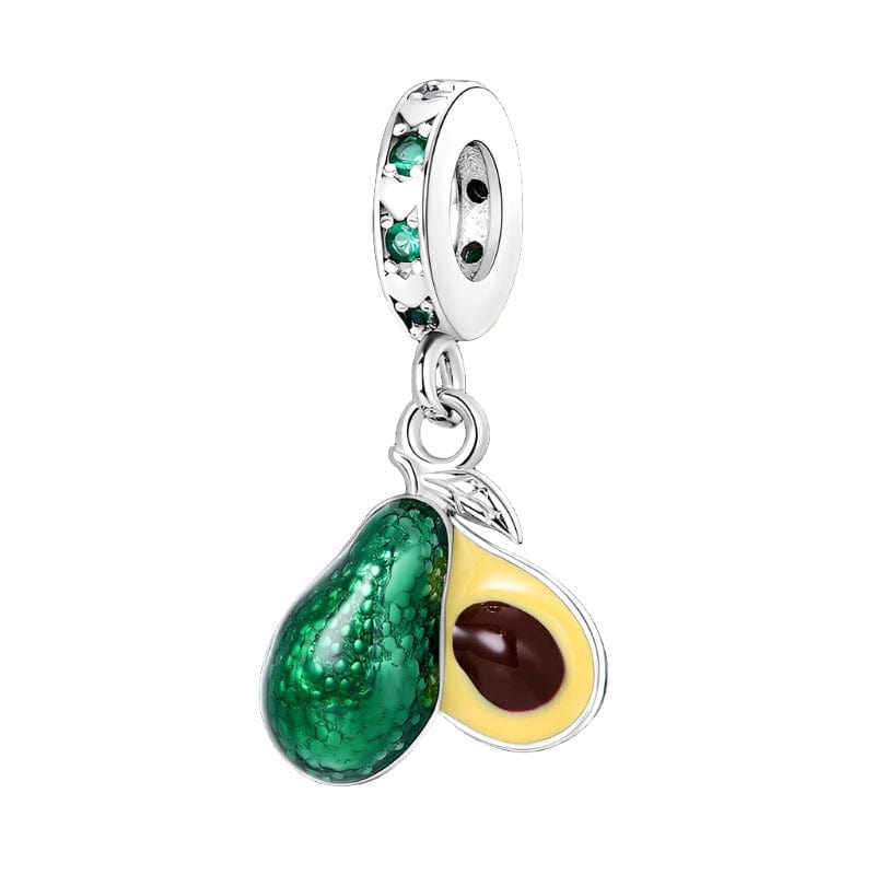 Avocado Double Dangle Charm