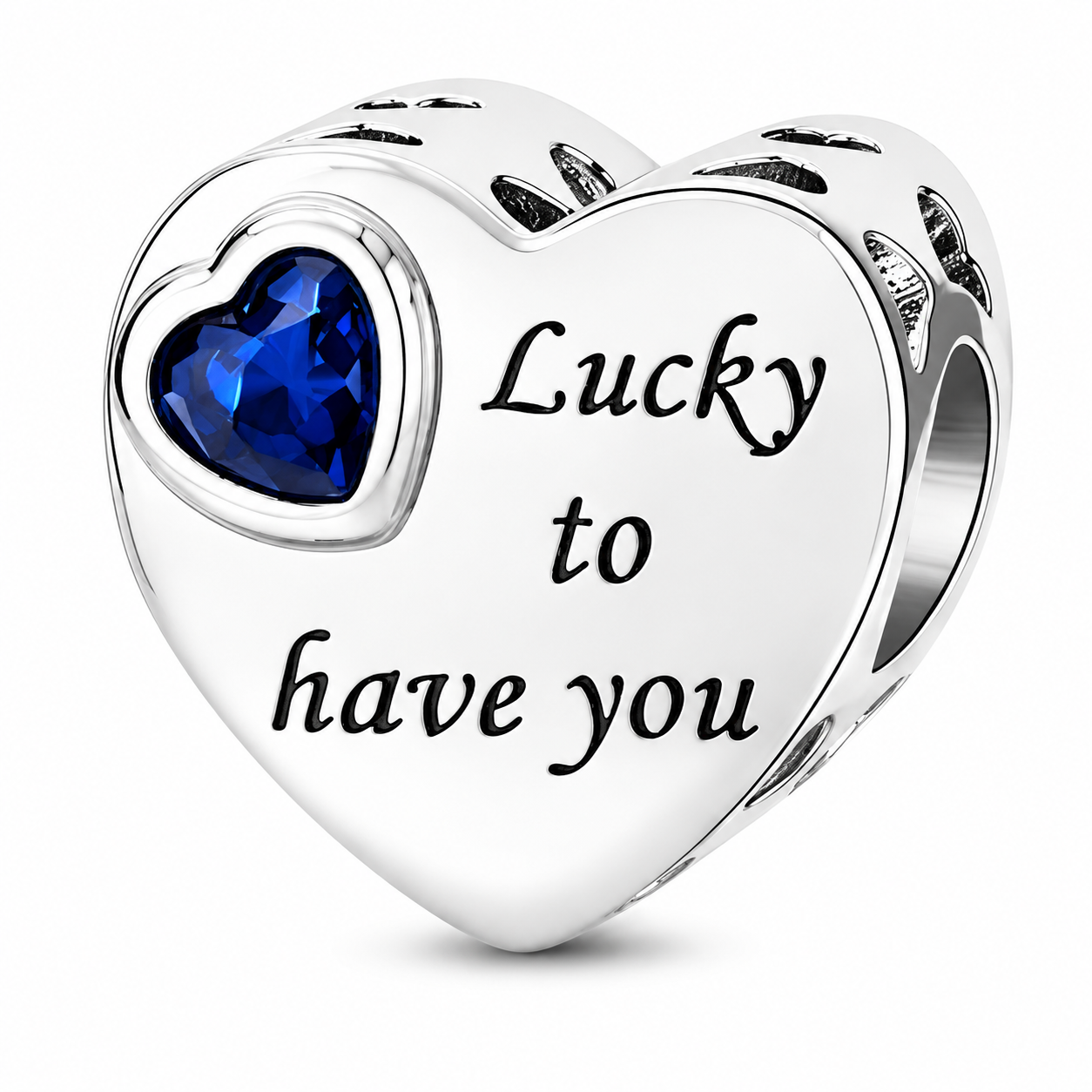 Personalized Photo & Engraved Birthstone Heart Charm