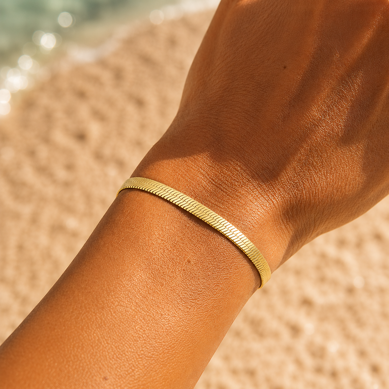 Sienna Herringbone Bracelet