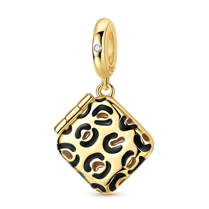 Leopard Makeup Palette Dangle Charm