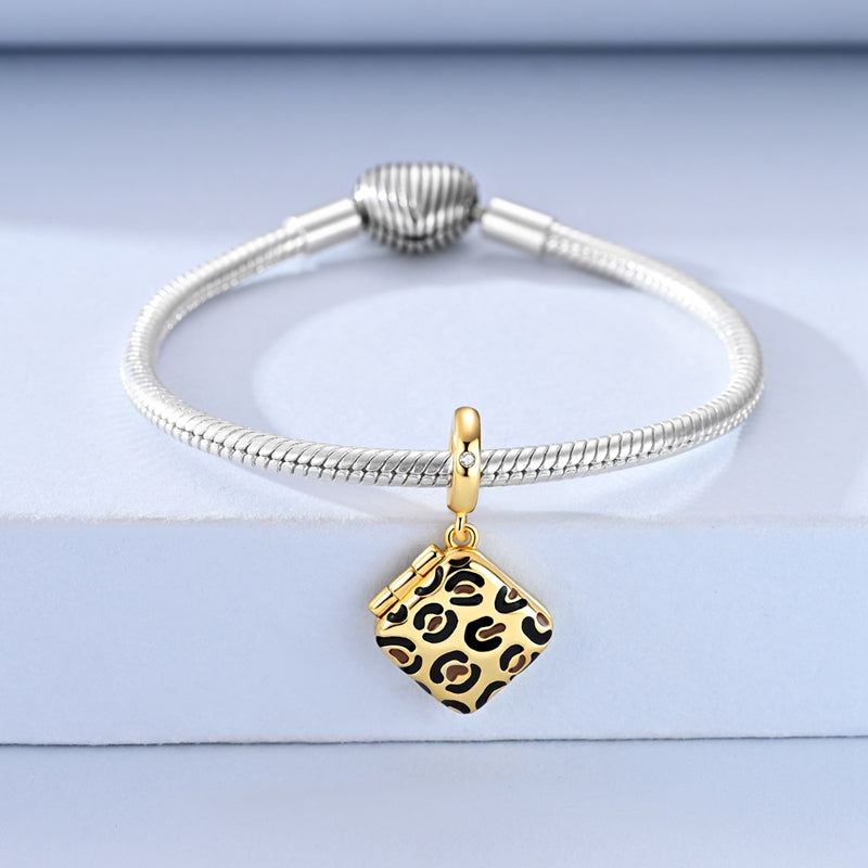 Leopard Makeup Palette Dangle Charm