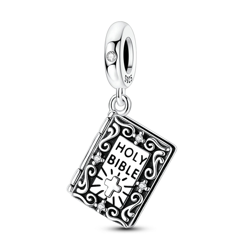 With God All Things Are Possible Bible Dangle Charm