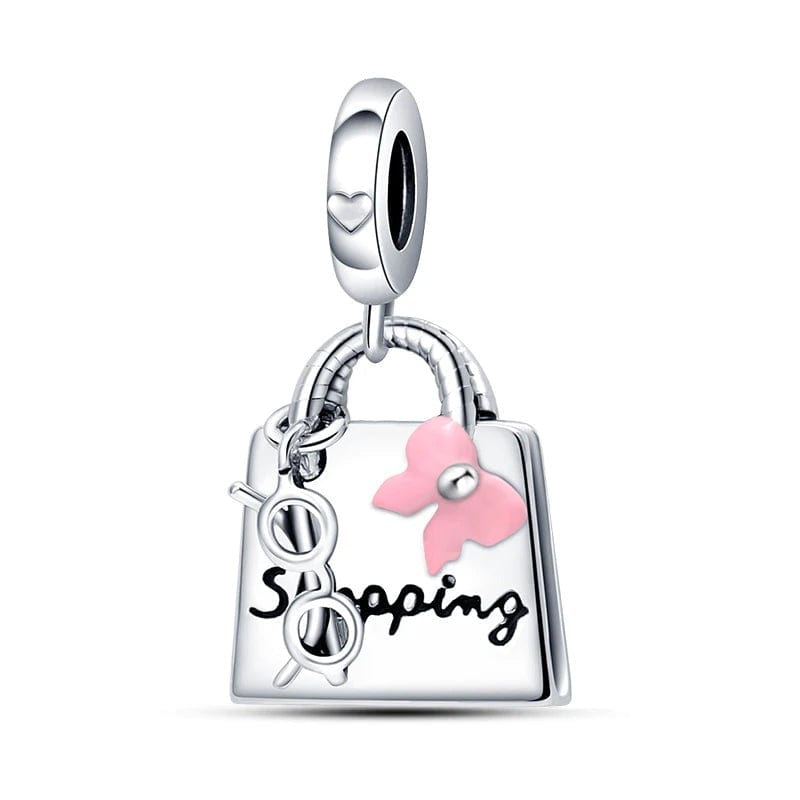Shopping Bag Dangle Charm