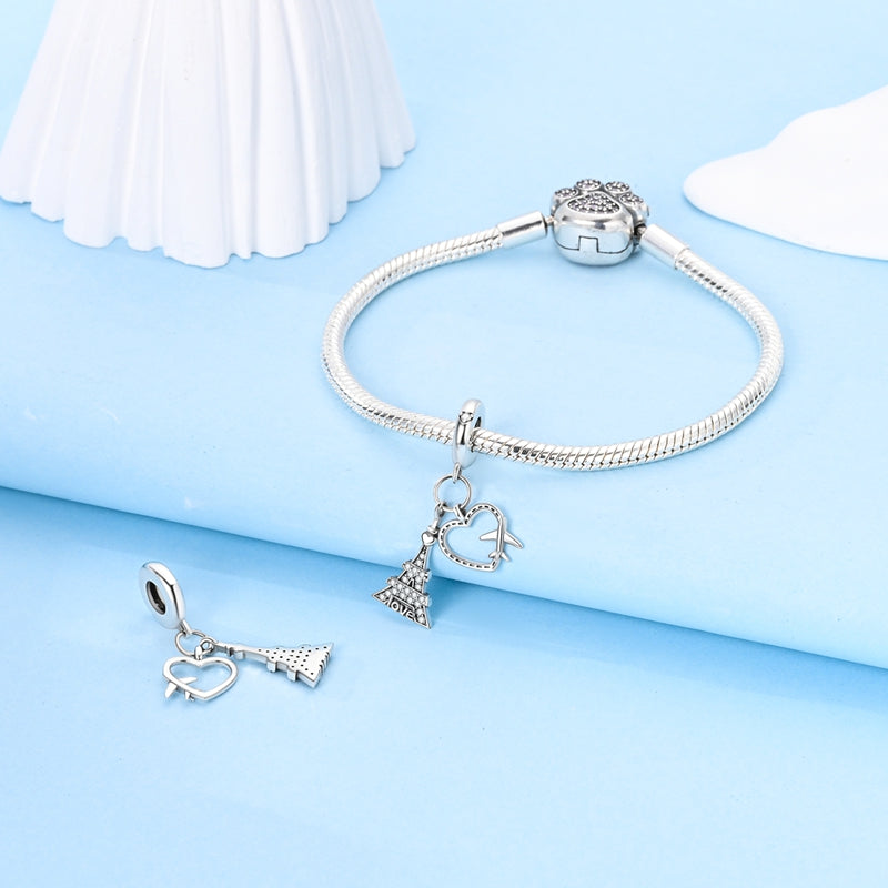 Love in Paris Travel Dangle Charm