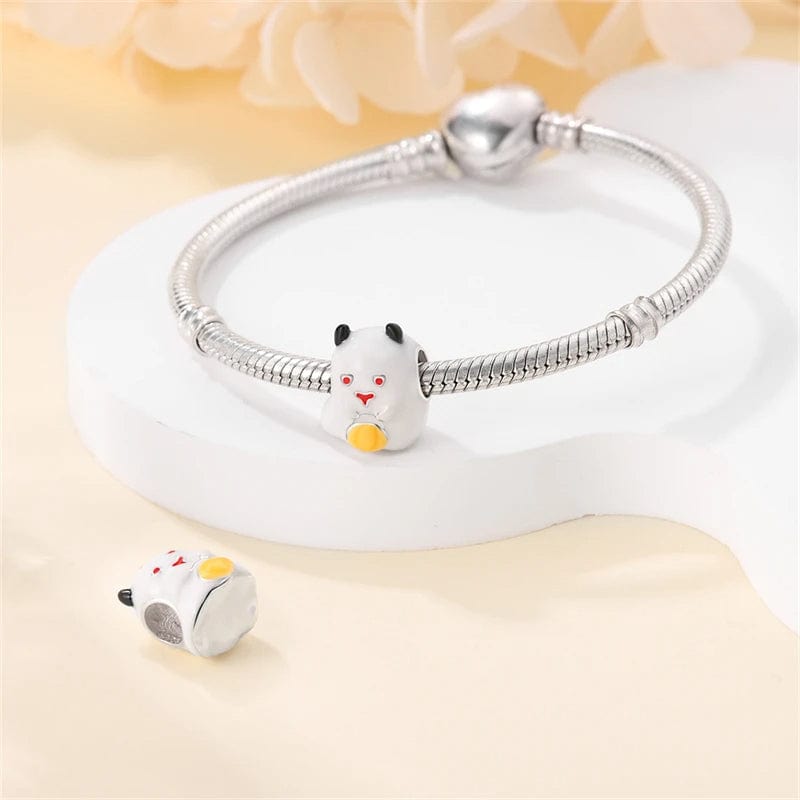Pangama Jewelry Adorable Panda Ghost Charm