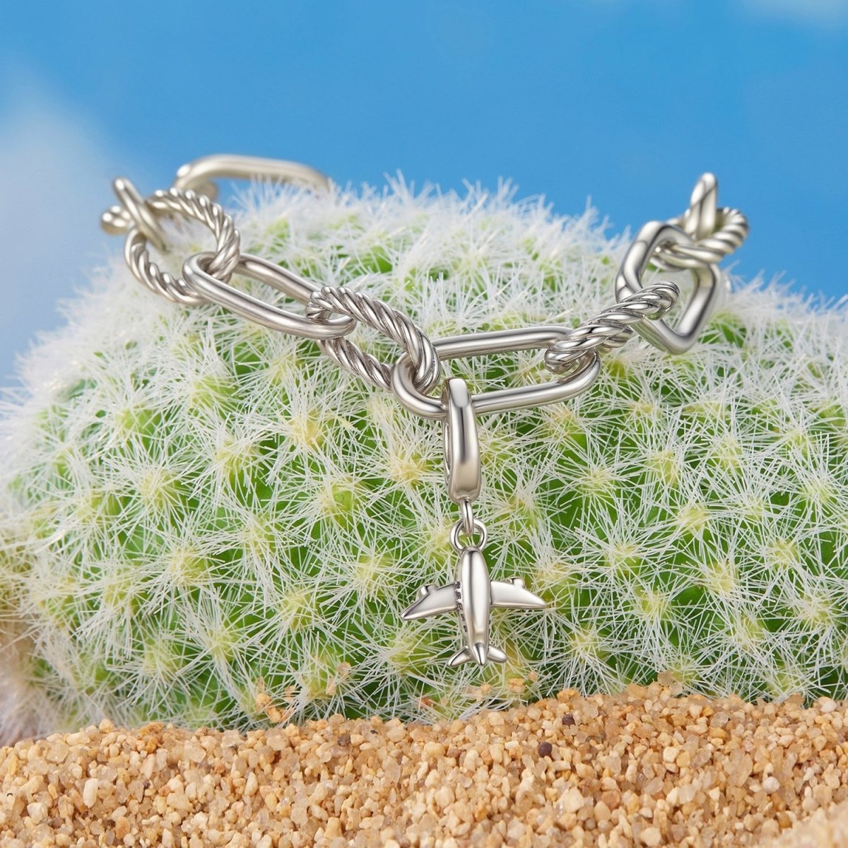 Pangama Jewelry Airplane Dangle Charm