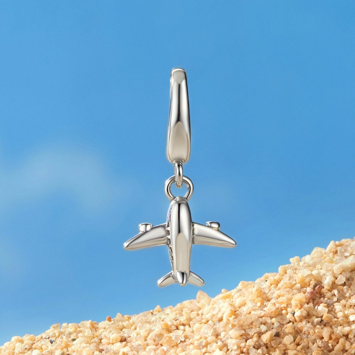 Pangama Jewelry Airplane Dangle Charm