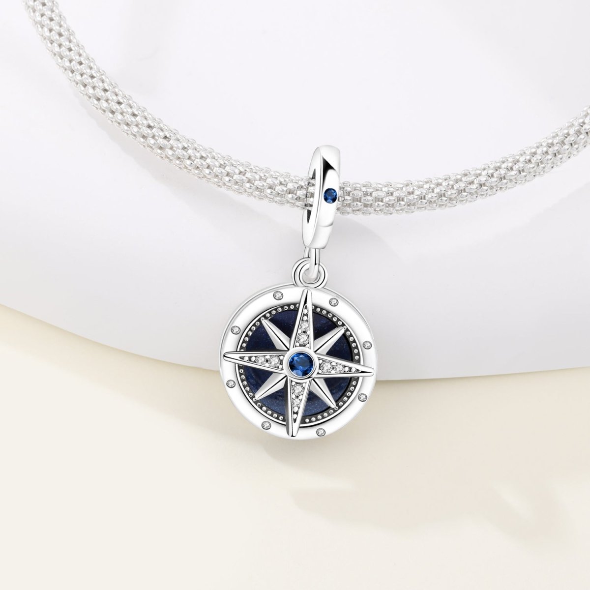 Pangama Jewelry Always Follow Your Heart Compass Dangle Charm