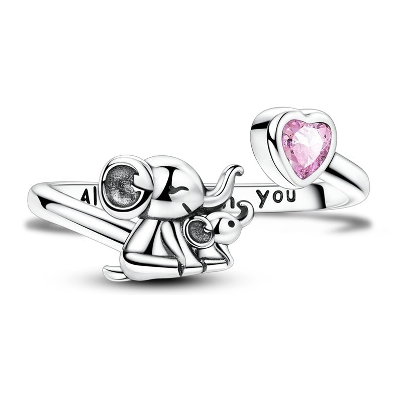 Pangama Jewelry Always With You Elephant Heart Ring