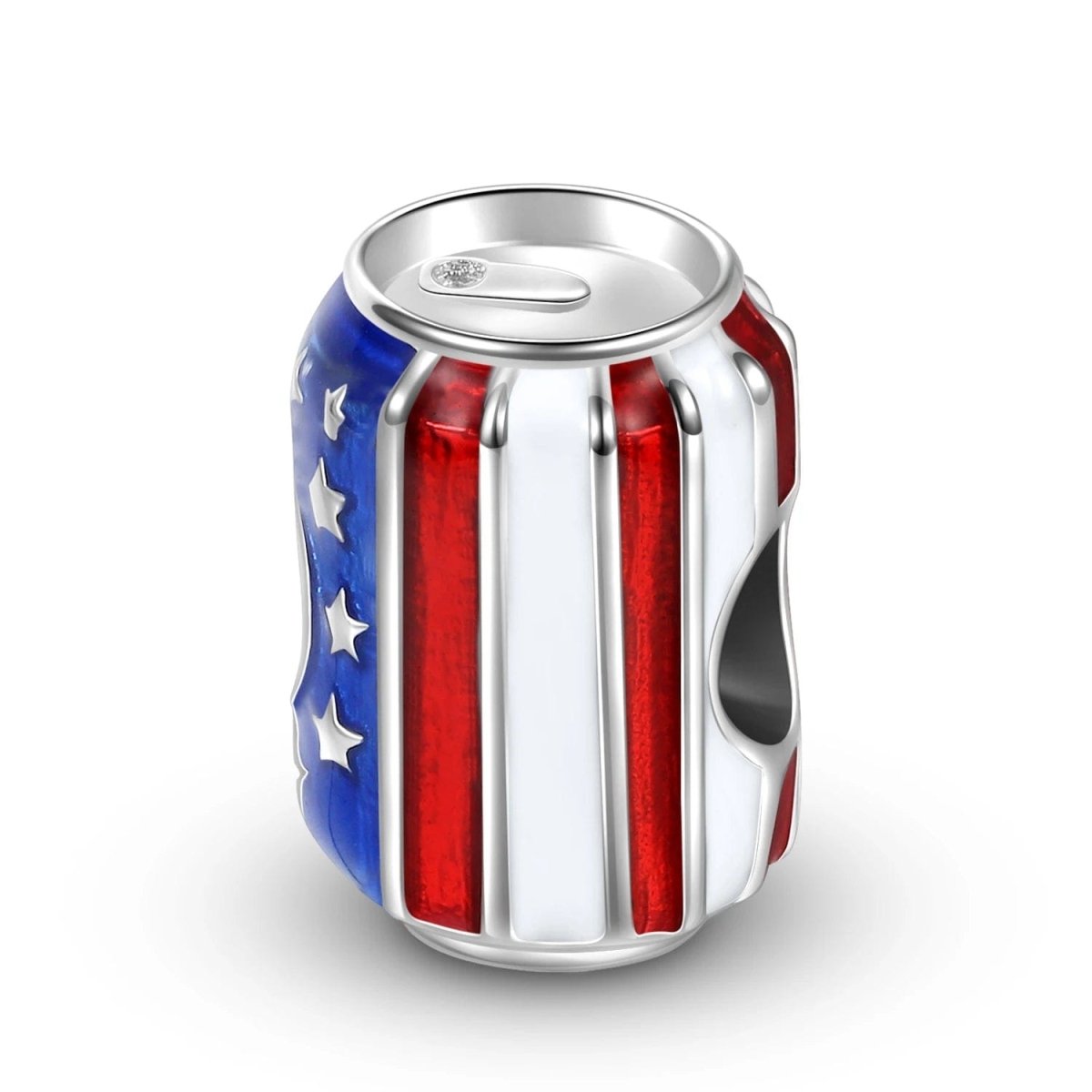 Pangama JewelryAmerican Flag Soda Can Charm