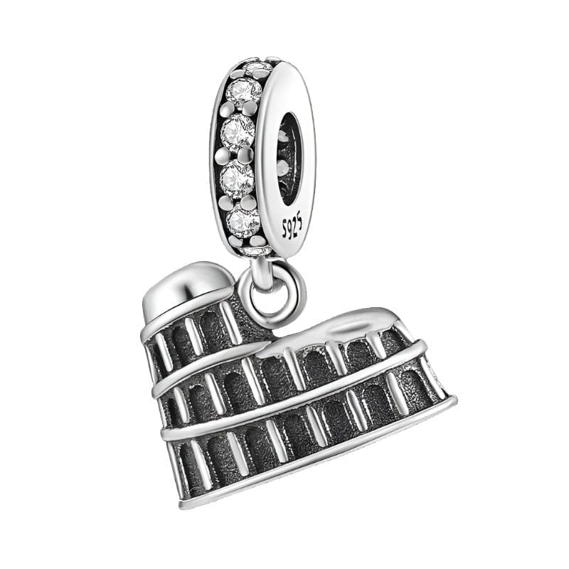 Pangama Jewelry Ancient Rome Colosseum Dangle Charm