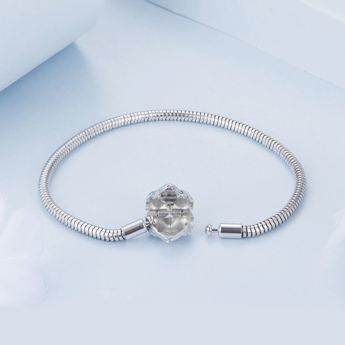 Pangama Jewelry Angel Wings Heart Charm Bracelet