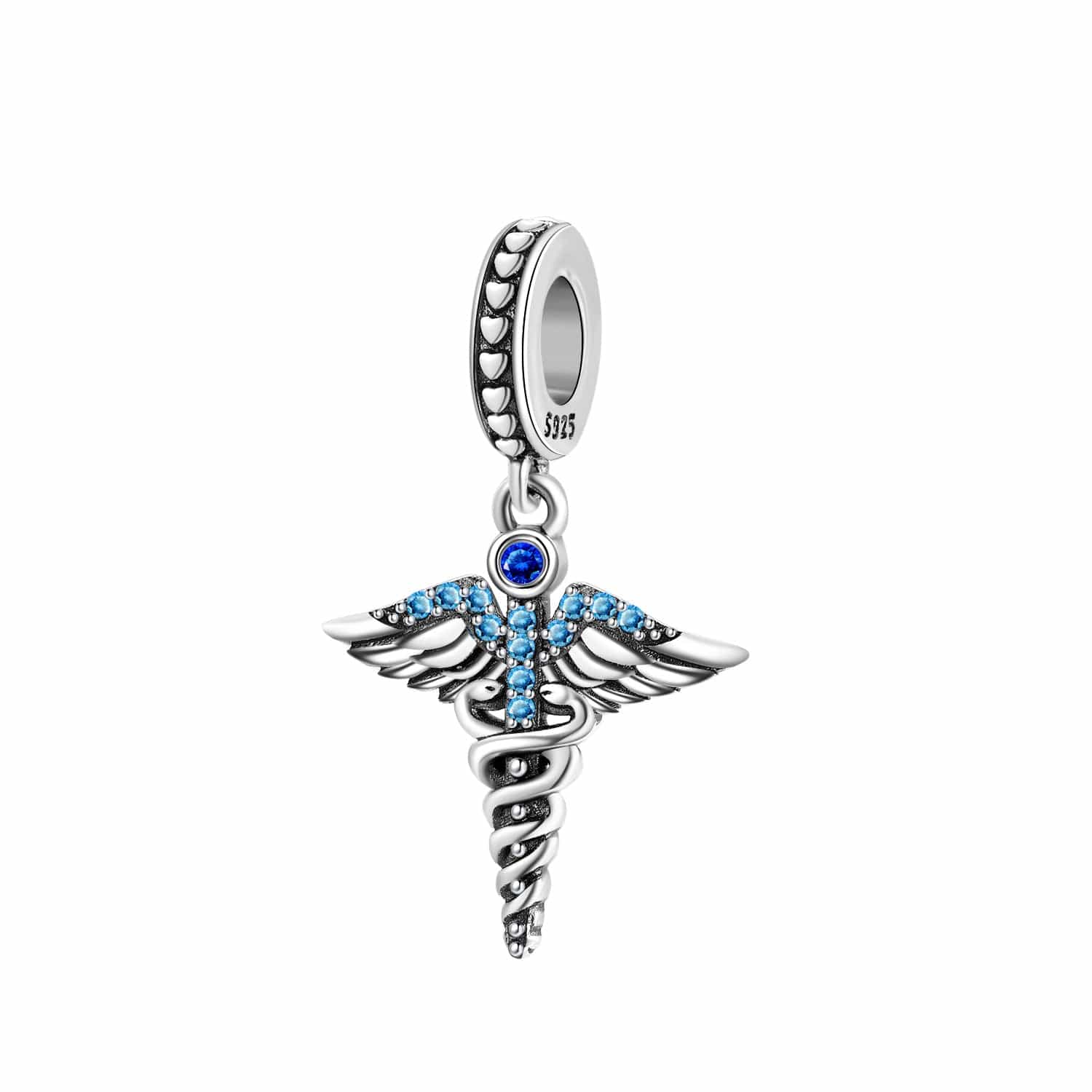 Pangama Jewelry Angel Wings of Healing Dangle Charm