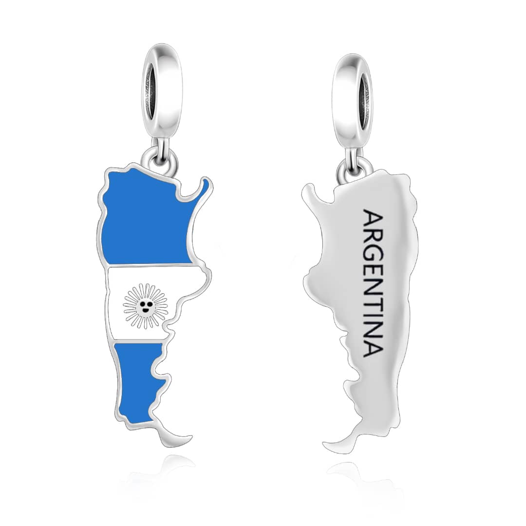 Pangama Jewelry Argentina Map Dangle Charm