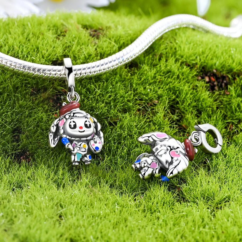 Pangama Jewelry Artist Costume Girl Dangle Charm