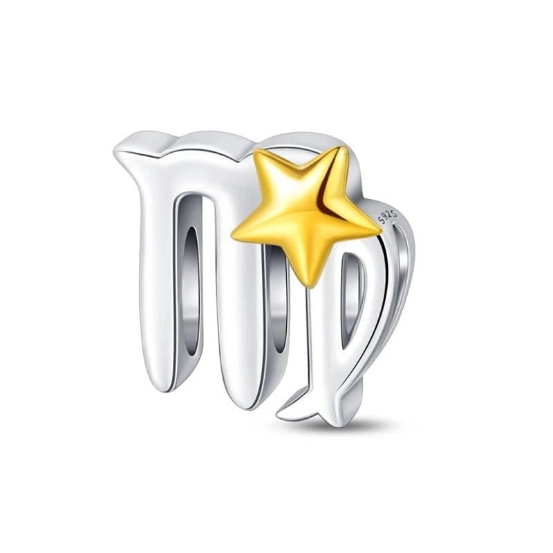Pangama Jewelry Gold Star Astrology Signs Zodiac Constellation Charms