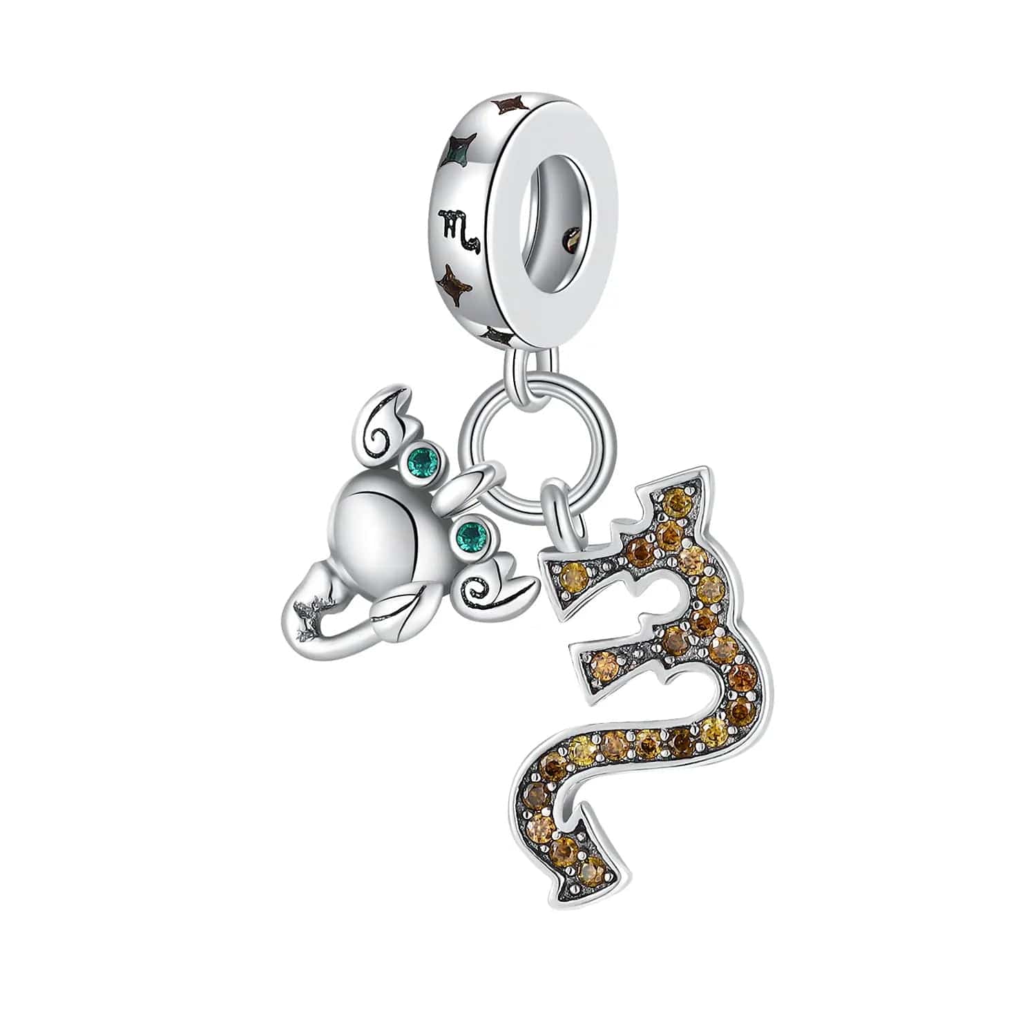 Pangama Jewelry Crystals Astrology Signs Zodiac Constellation Charms