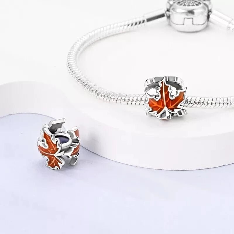 Pangama Jewelry Autumn Leaf Charm