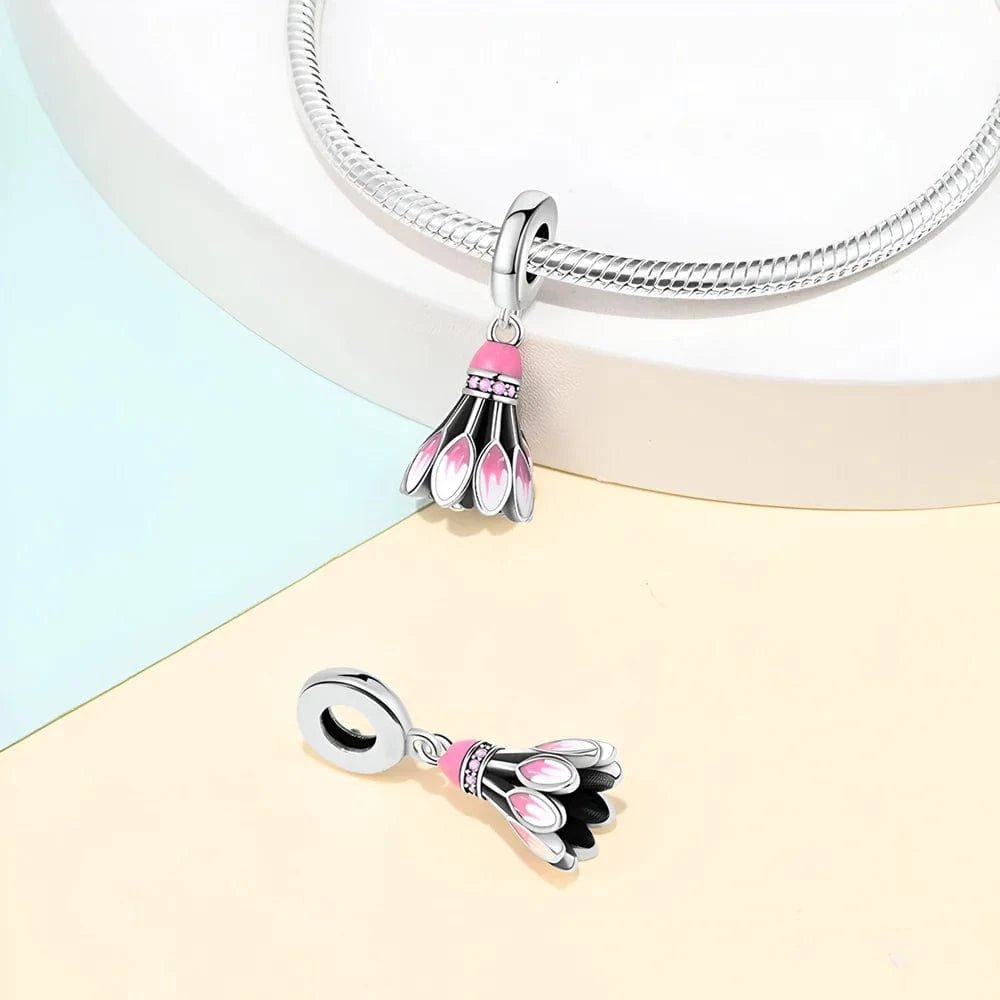 Pangama Jewelry Badminton Dangle Charm