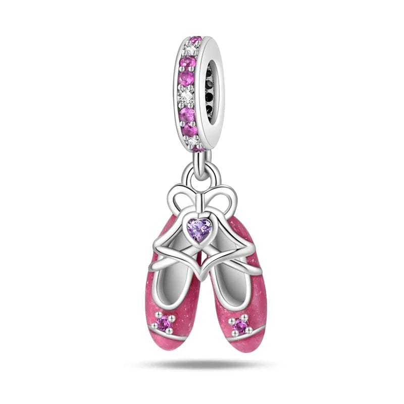 Pangama Jewelry Barbie Ballet Shoes Charm