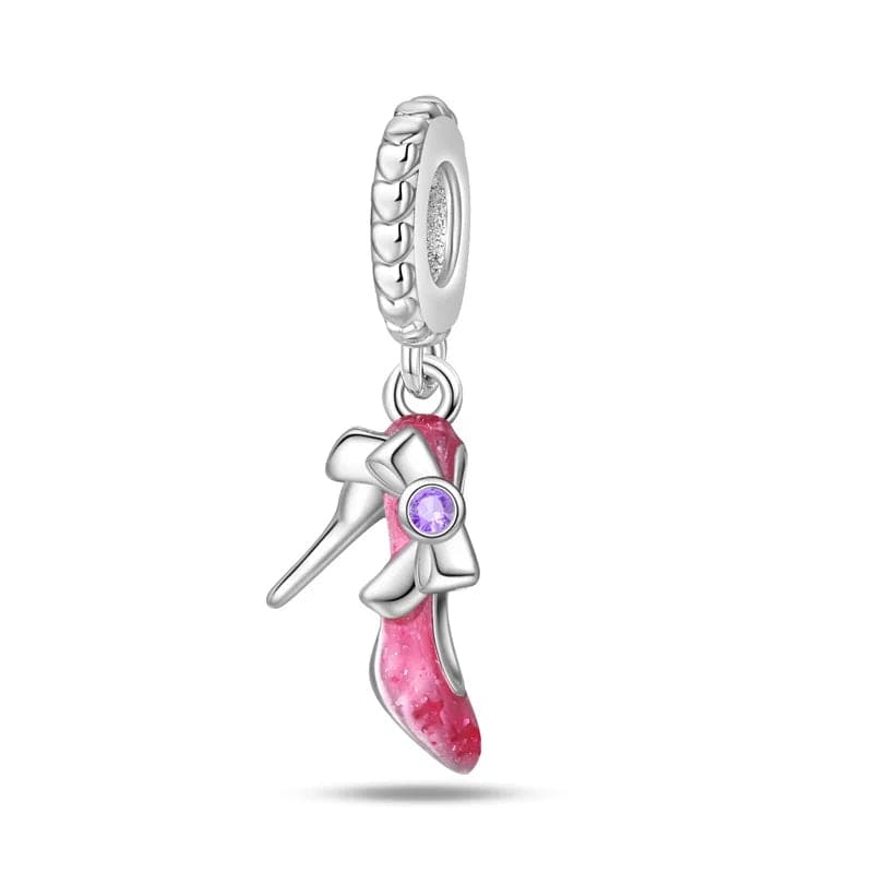 Pangama Jewelry Barbie Pink Slipper Charm