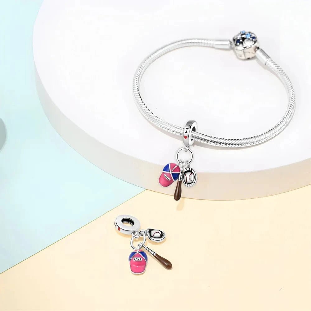 Pangama Jewelry BaseBall Hat Dangle Charm