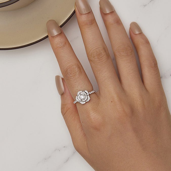 Pangama Jewelry Blooming Radiance Rose Petal Ring