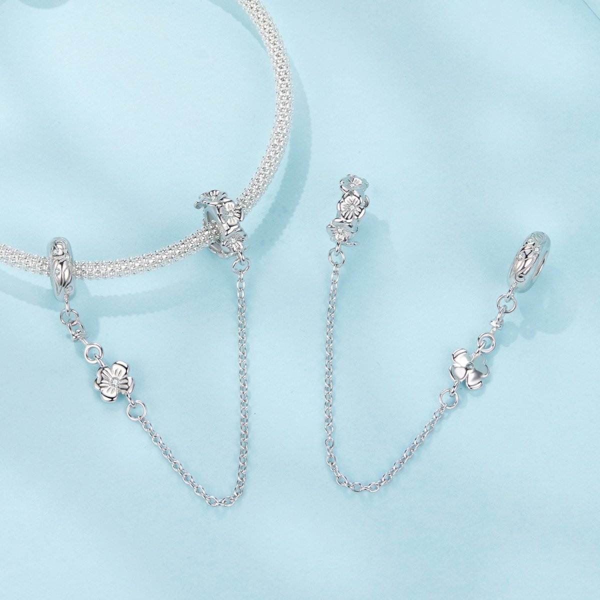 Pangama Jewelry Blossom Garden Safety Chain Charm