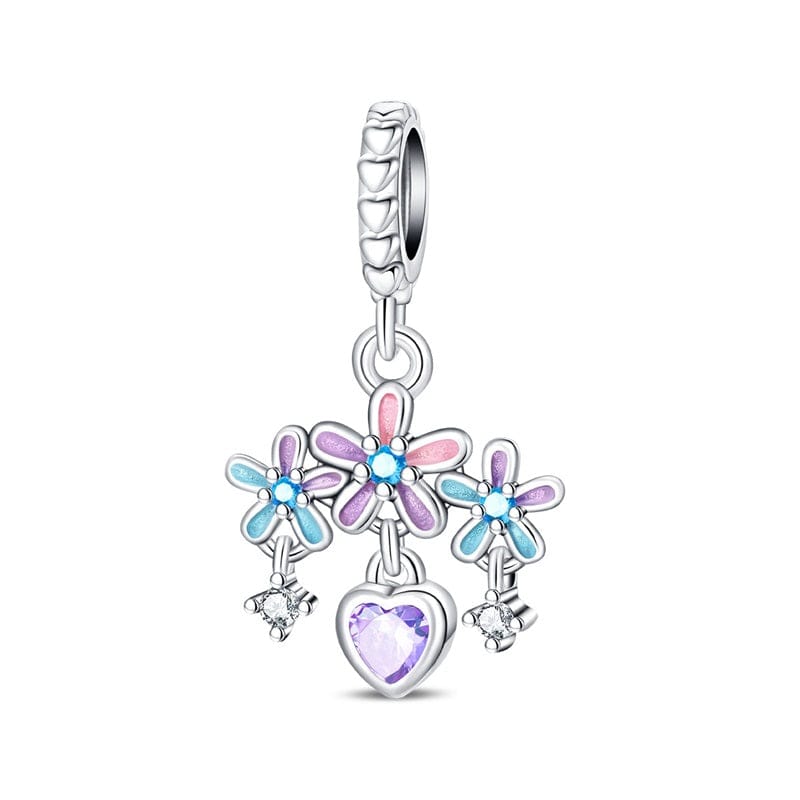 Pangama Jewelry Blossoming Love Dangle Charm