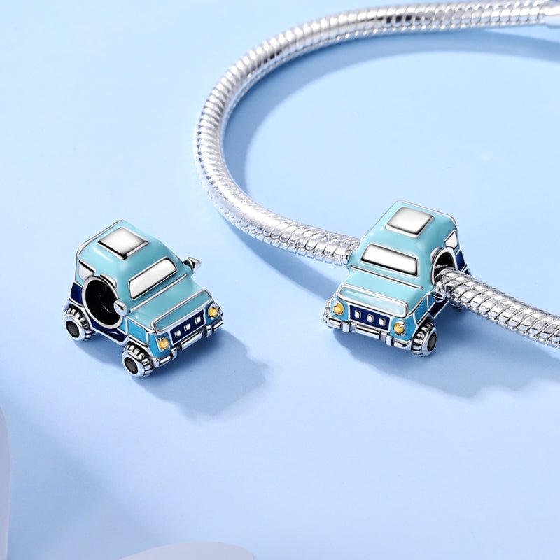 Pangama Jewelry Blue Adventure Jeep Charm