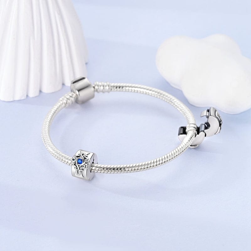 Pangama Jewelry Blue Celtic Knot Symbol Clip Charm