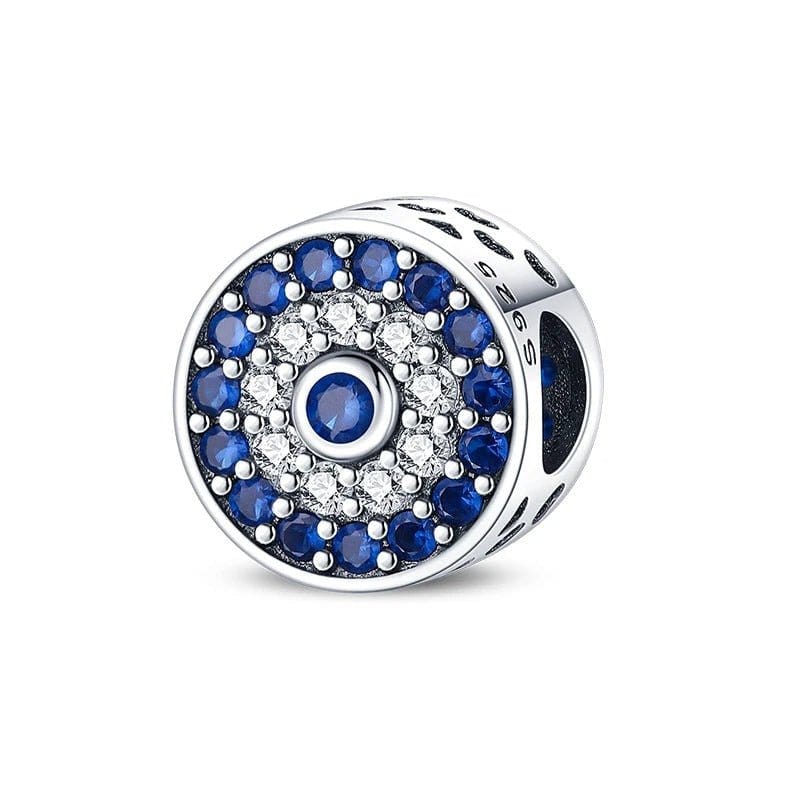Pangama Jewelry Blue Crystal Evil Eye Charm