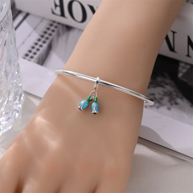 Pangama Jewelry Blue Fruit Double Dangle Charm