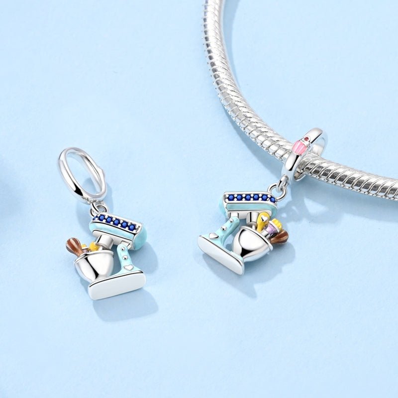 Pangama Jewelry Blue Mixer Baking Dangle Charm
