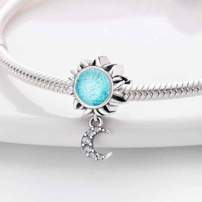 Pangama Jewelry Blue Sun Moon Charm
