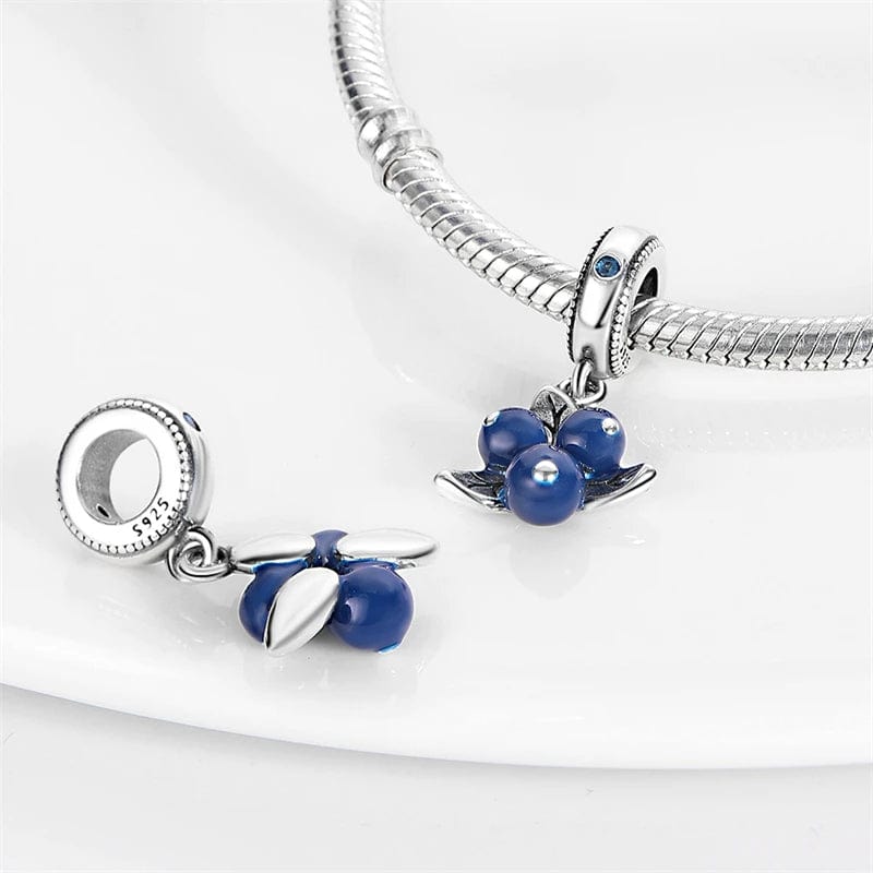 Pangama Jewelry Blueberry Dangle Charm
