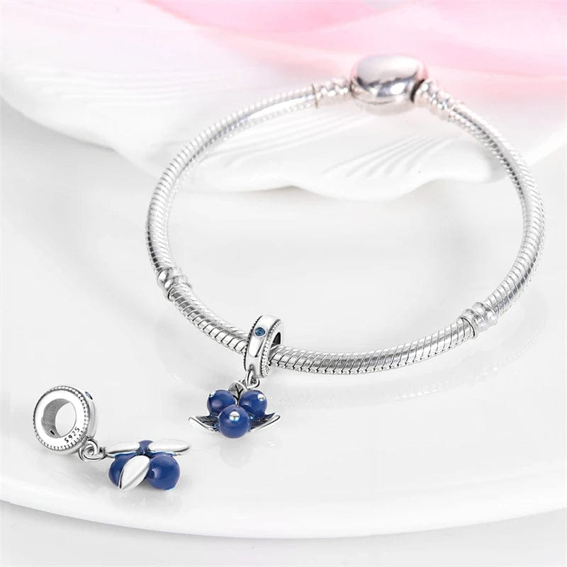 Pangama Jewelry Blueberry Dangle Charm