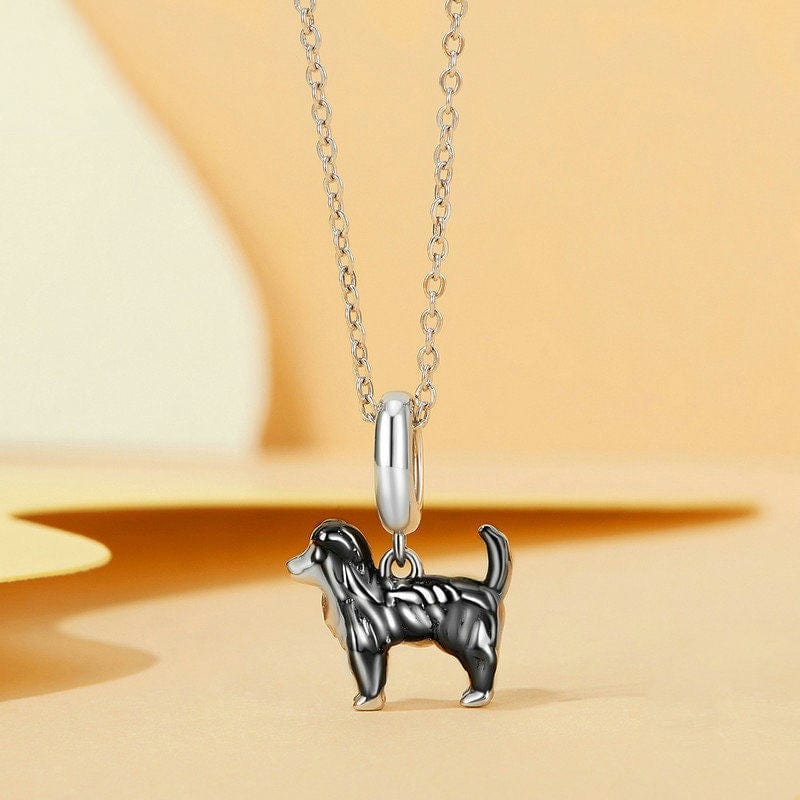 Pangama Jewelry Border Collie Dangle Charm