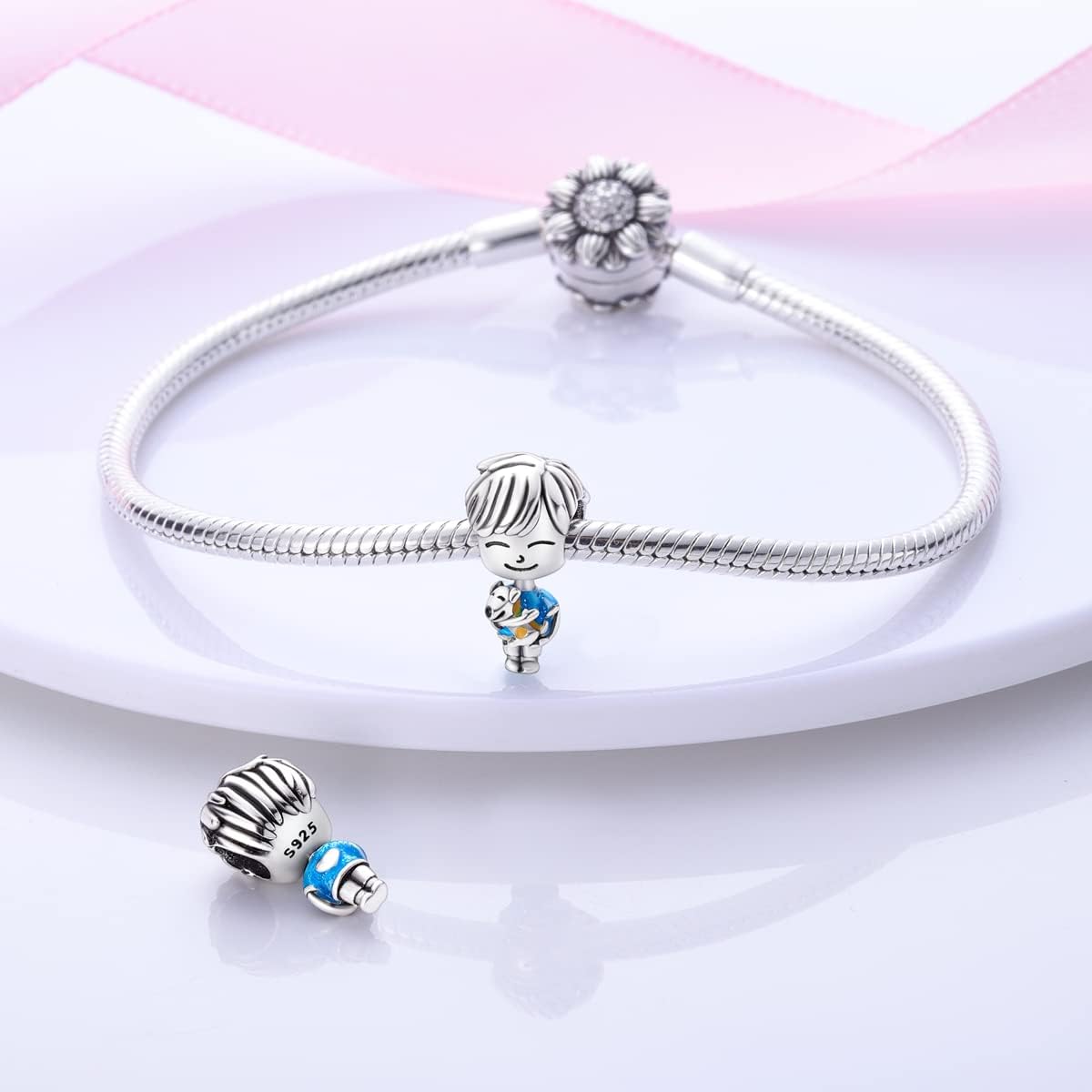 Pangama Jewelry Boy with Dog Charm