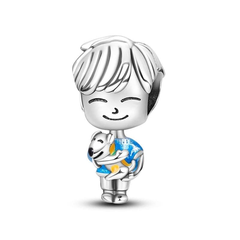 Pangama Jewelry Boy with Dog Charm