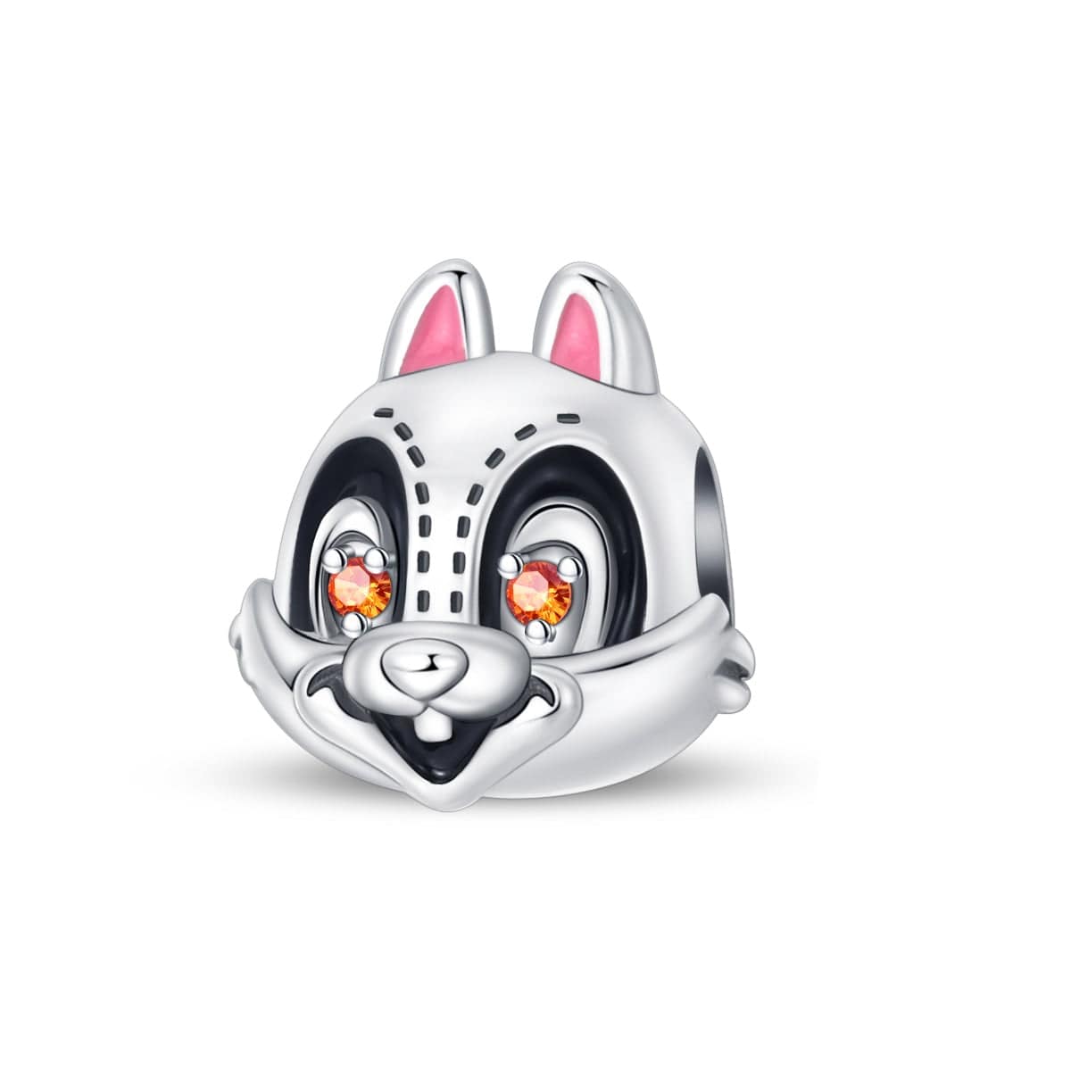 Pangama Jewelry Bunny Charm with Sparkling Eyes