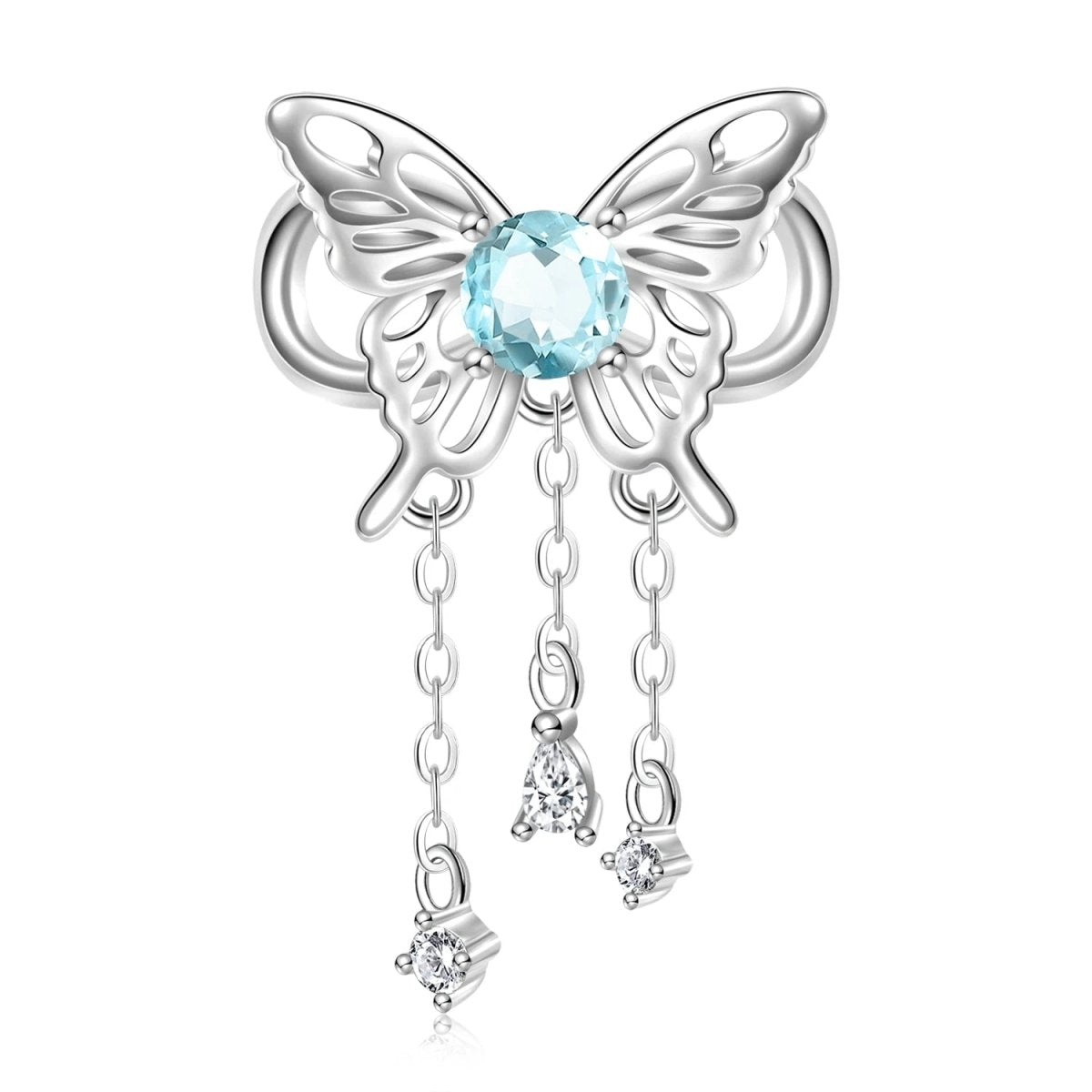 Pangama Jewelry Butterfly Birthstone Dangle Charms