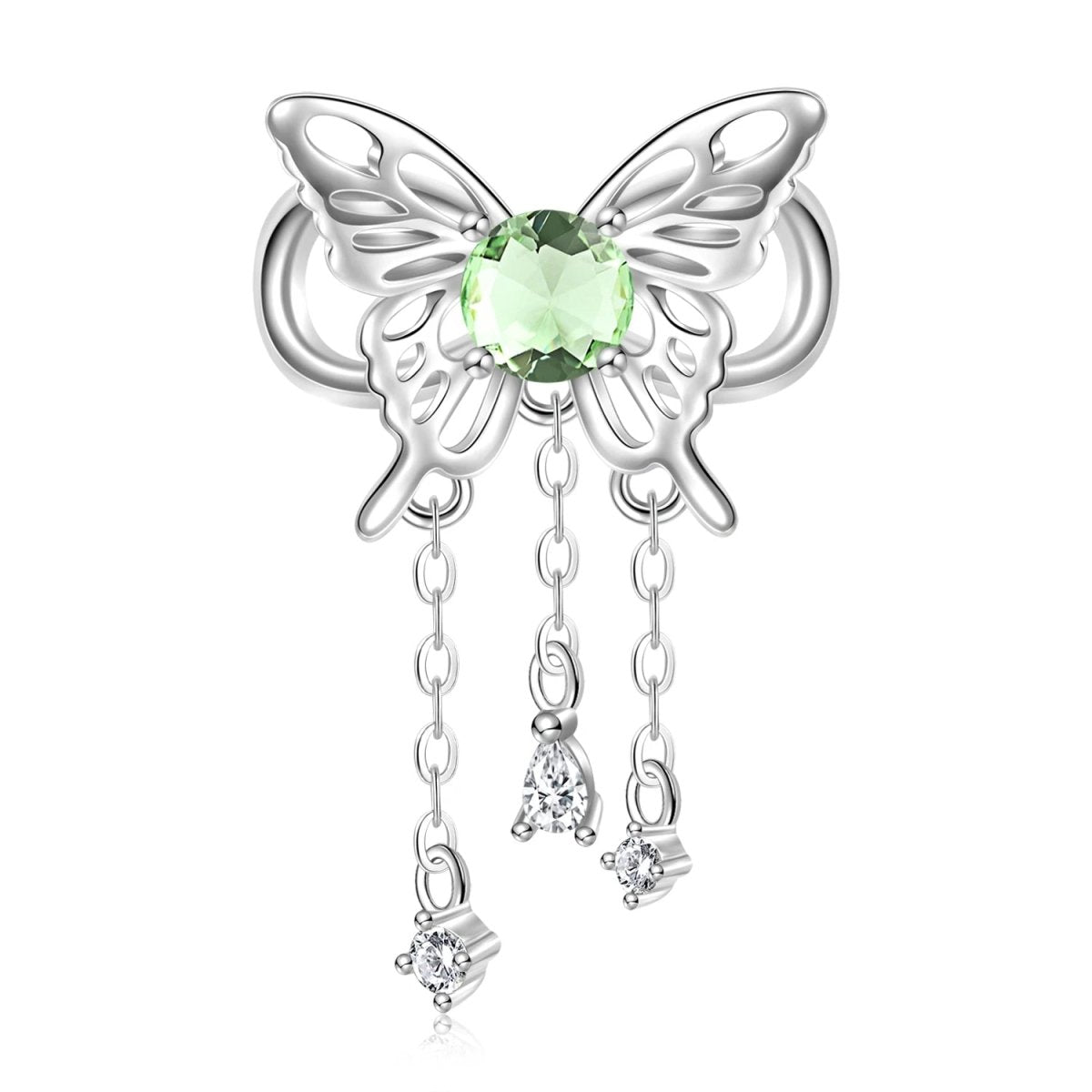 Pangama Jewelry Butterfly Birthstone Dangle Charms