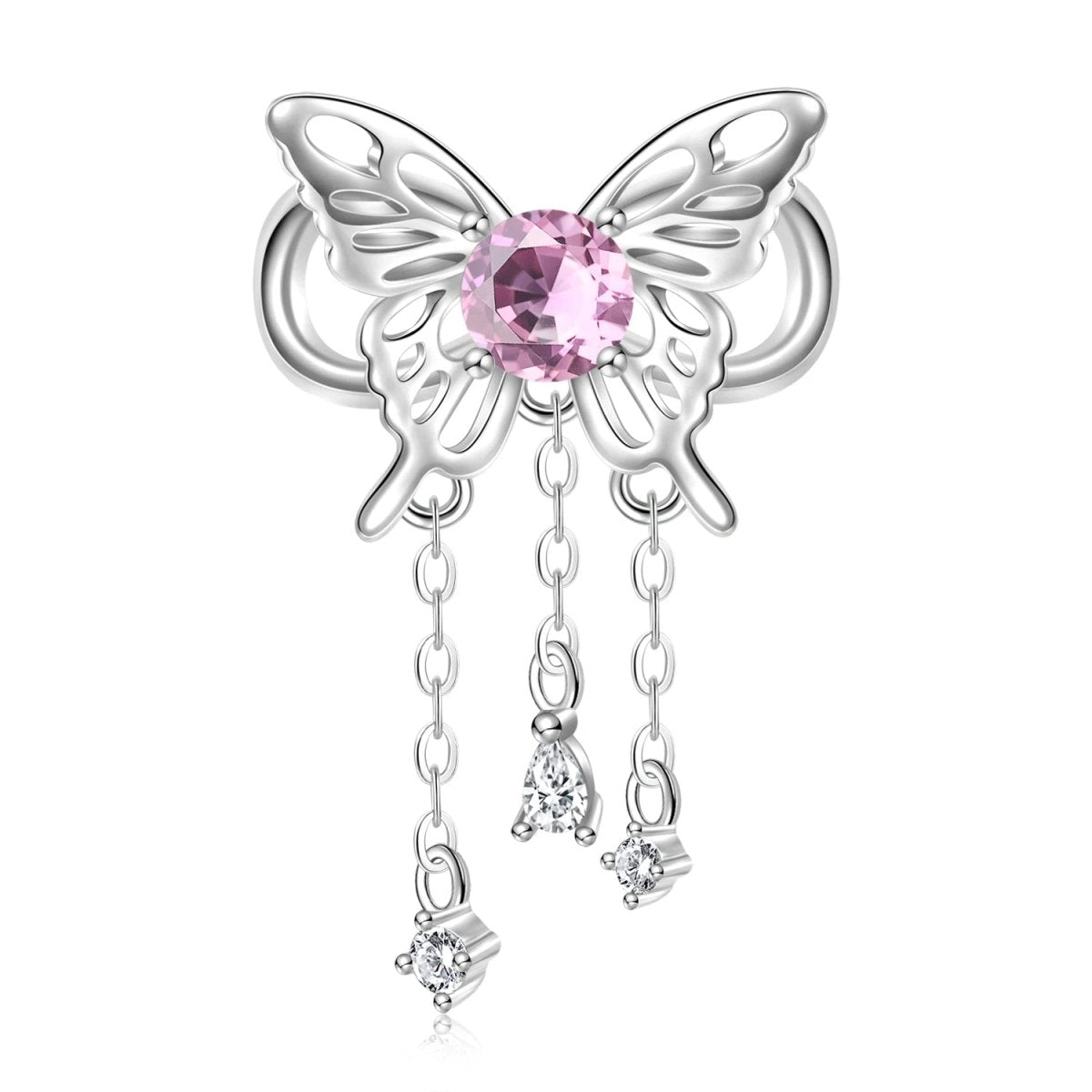 Pangama Jewelry Butterfly Birthstone Dangle Charms