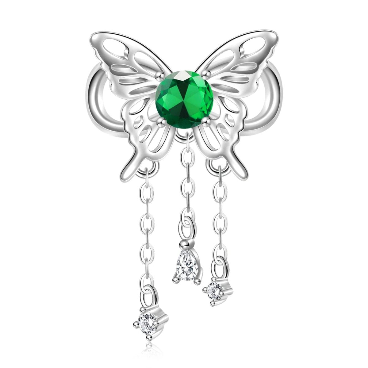 Pangama Jewelry Butterfly Birthstone Dangle Charms