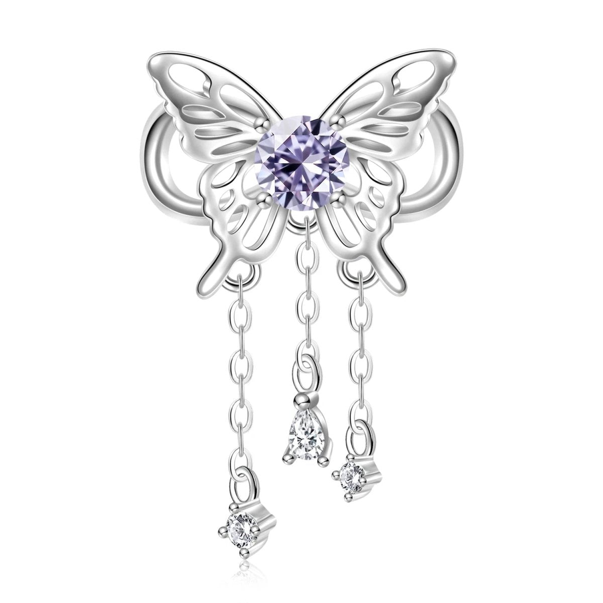 Pangama Jewelry Butterfly Birthstone Dangle Charms