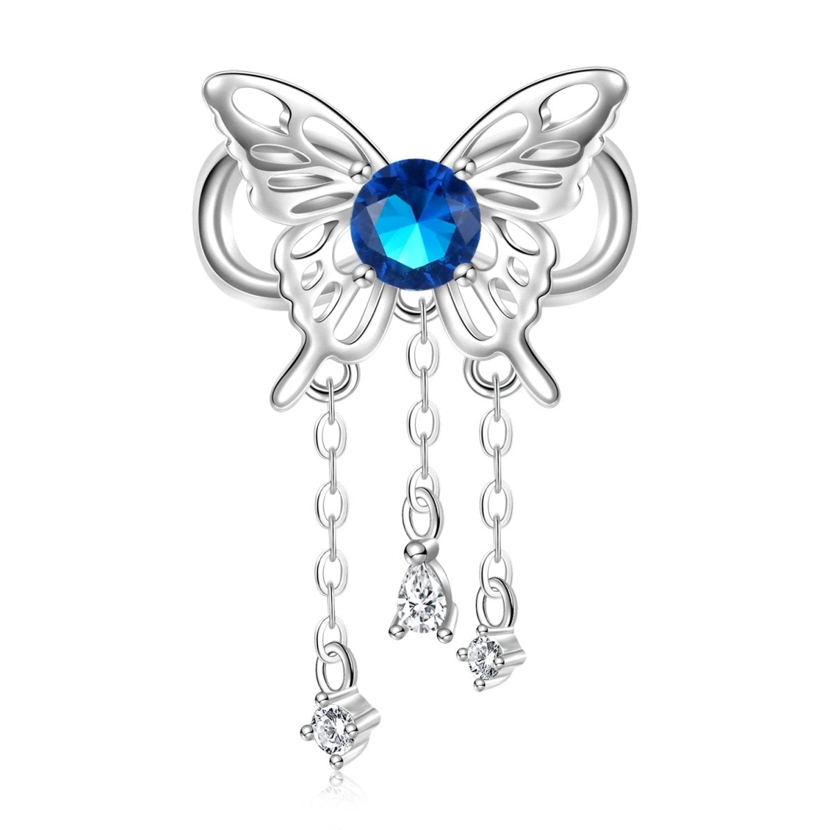 Pangama Jewelry Butterfly Birthstone Dangle Charms